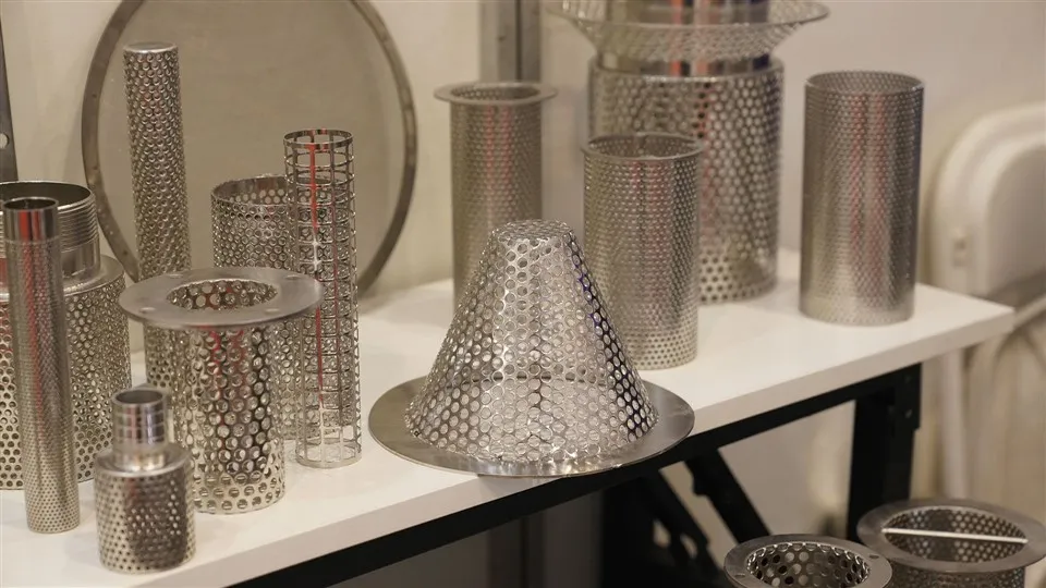 Cartușul de filtru cu flanșă perforată din oțel inoxidabil